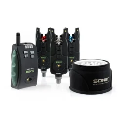 COFFRET DÉTECTEUR DE TOUCHE SONIK SKS BITE ALARMS + LAMPE BIVVY